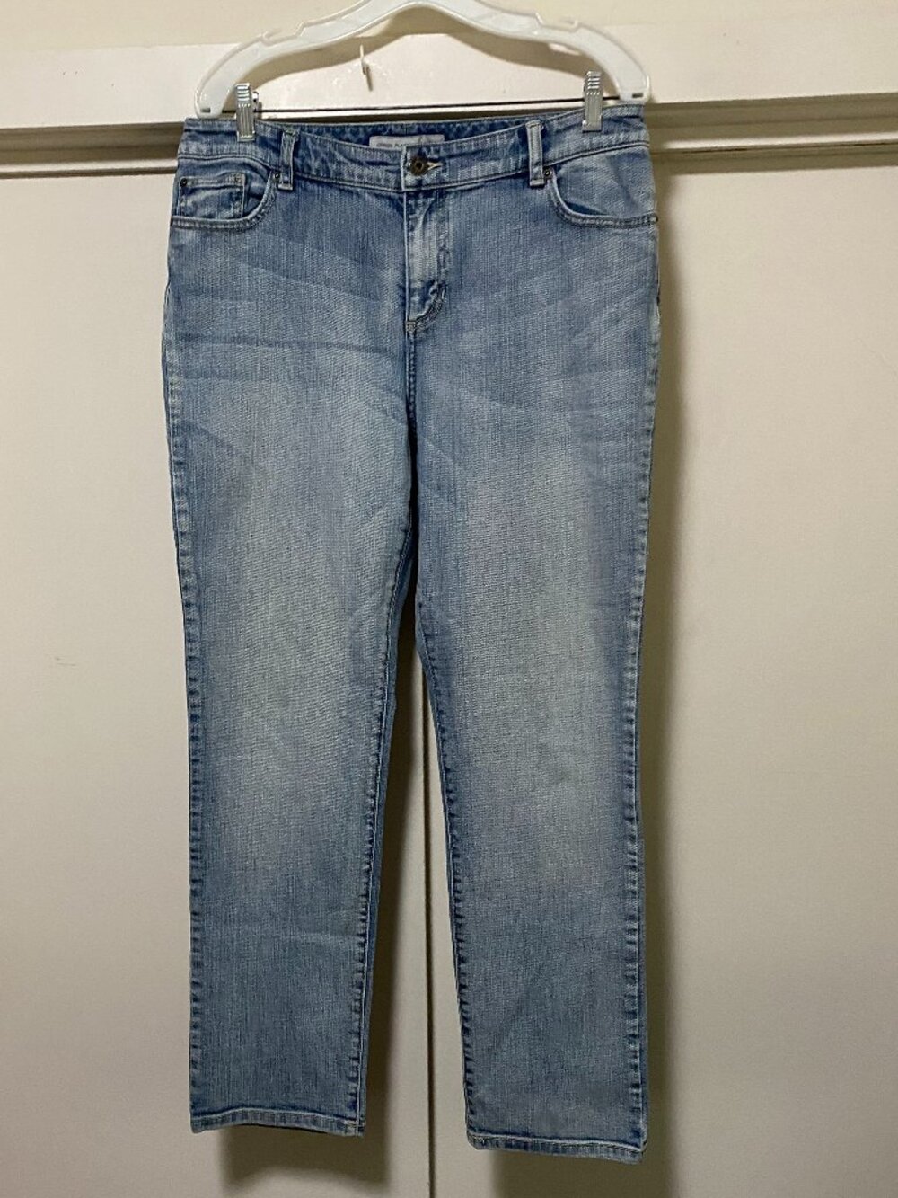 Chico's Platinum Denim, Ultimate slim leg jeans for women, size 2S (lrg. short)